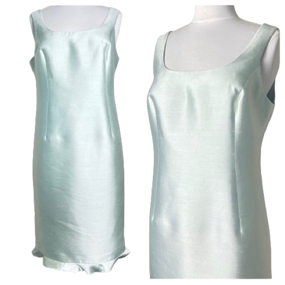 Rickie Freeman for Teri Jon Dresses & Skirts - TERI JON Silk Dress Sleeveless Sheath Shift Midi Length by Rickie Freeman Size 8